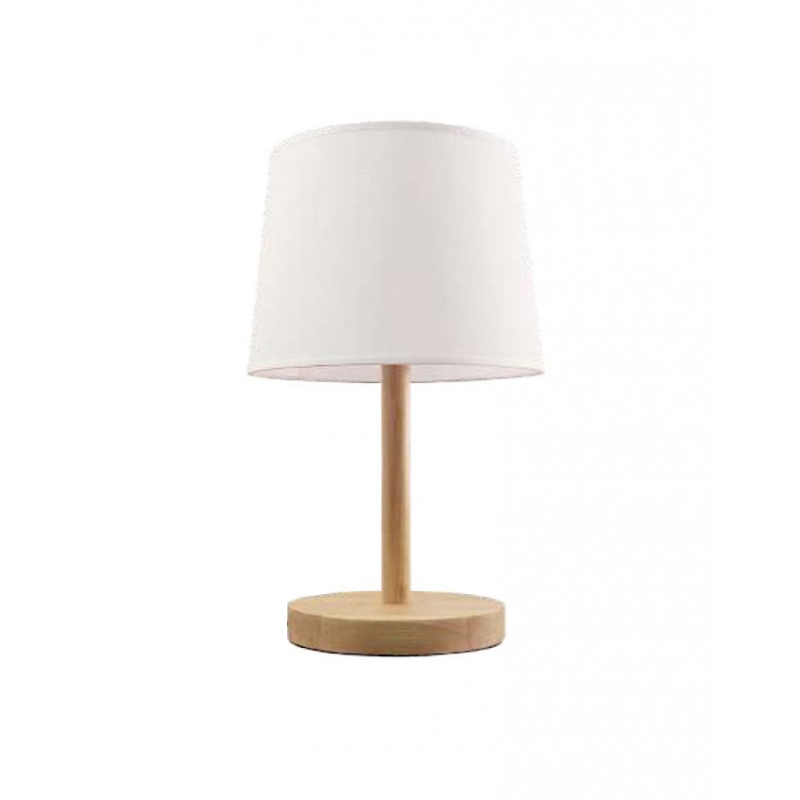 LAMPARA DE MESA MADERA LUMICRAFT CANDIL-25 LÁMPARA DE ESCRITORIO