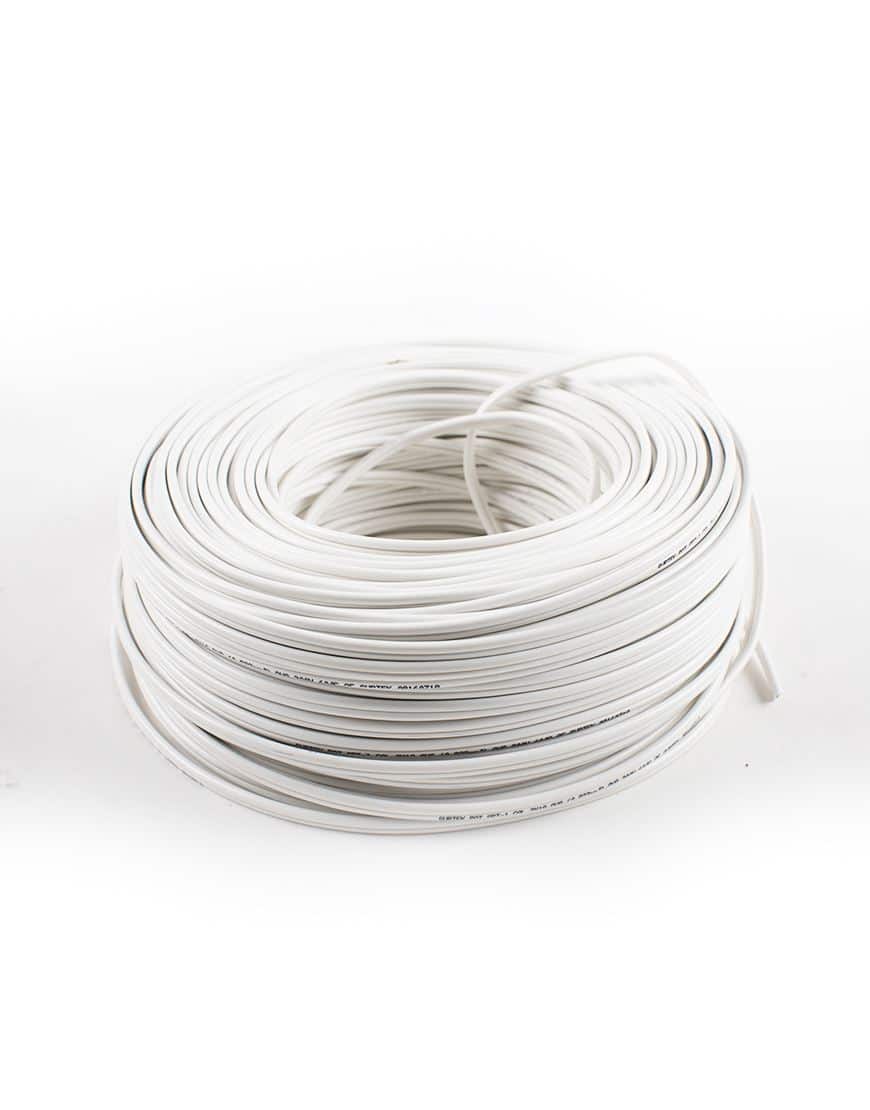 CABLE POT CAL 18 BLANCO CAJA COMPLETA