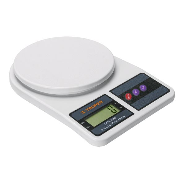 BASCULA DIGITAL BASE PLASTICA PARA COCINA CAPACIDAD 5KG BASE-5EP