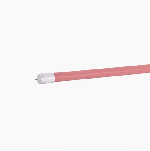 TUBO T8 120CM 20W LUZ ROJO OPALINO 100-265V (CELED)