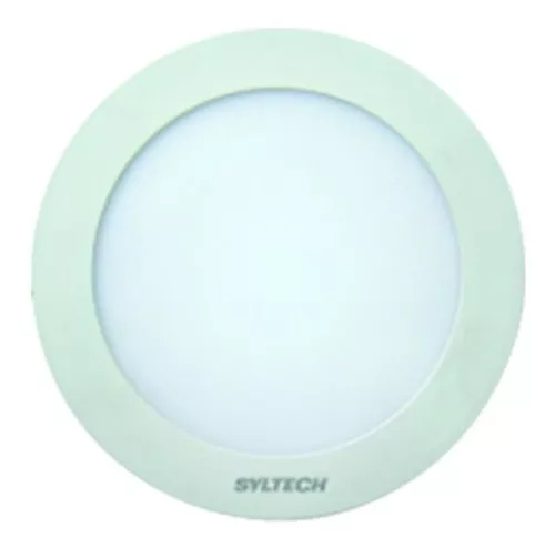 PANEL LED SLIM REDONDO EMPOTRADO LUZ CÁLIDA 18W 120-277V 1200LM 30K P27472-36