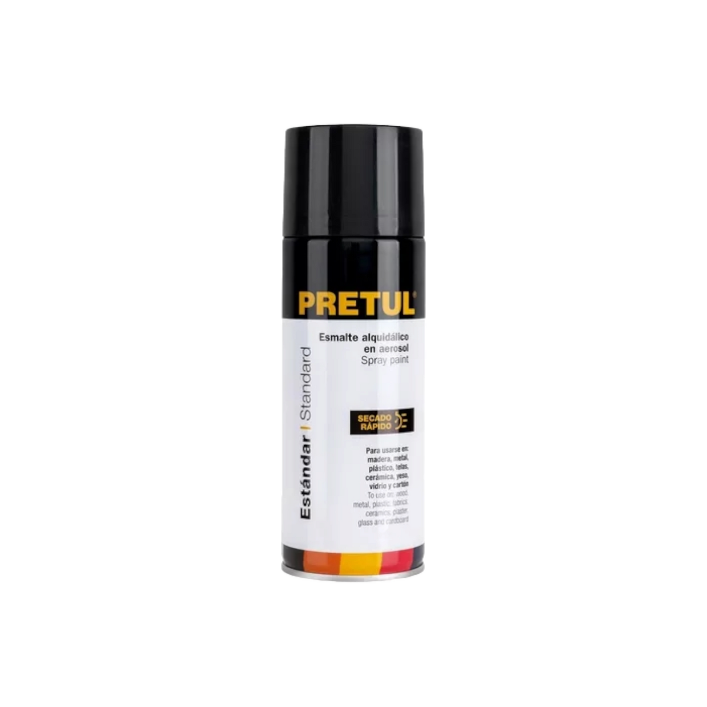 PINTURA EN AEROSOL NEGRO BRILLANTE PRETUL 27170 PA-NB-P