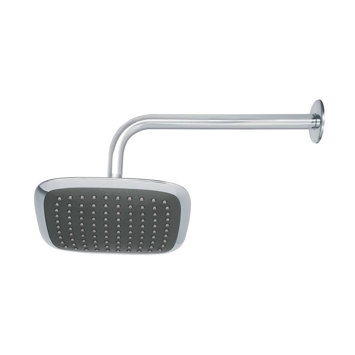 REGADERA CUADRADA PLASTICA 8" C/ BRAZO AERO R-511