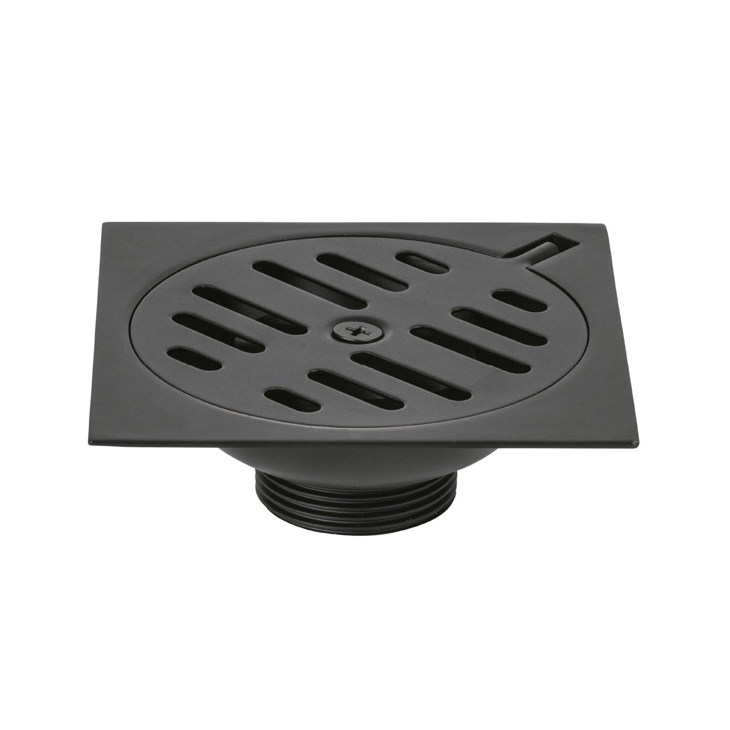 RESUMIDERO CUADRADO 4X4" METÁLICO NEGRO MATE FOSET 49538 RS-601M