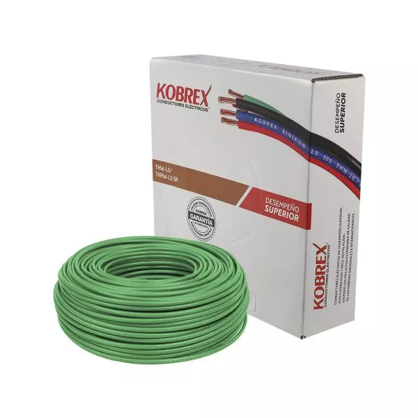 CABLE CALIBRE #12 THW VERDE CAJA 100M