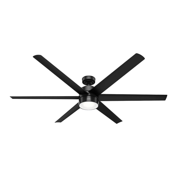 VENTILADOR INDUSTRIAL BLACK 72" NEGRO CON ILUMINACIÓN CCT MULTI TEMPERATURA BOOMER VT181172BL
