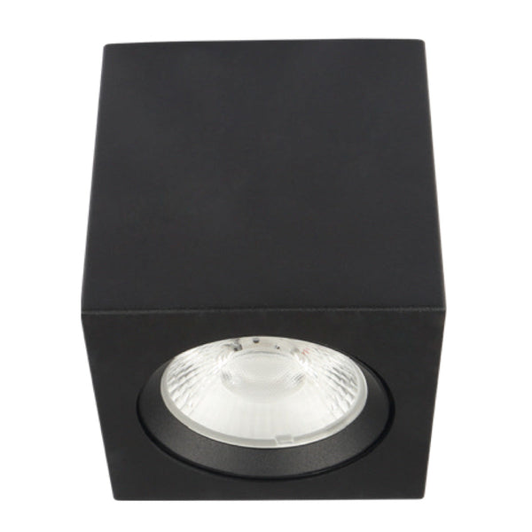 SPOT LED DE SOBREPONER PARA INTERIORES DE TECHO NEGRO ASTEROPE 10W 100-240V 1020LM 30K 10YSNLED010MV30N