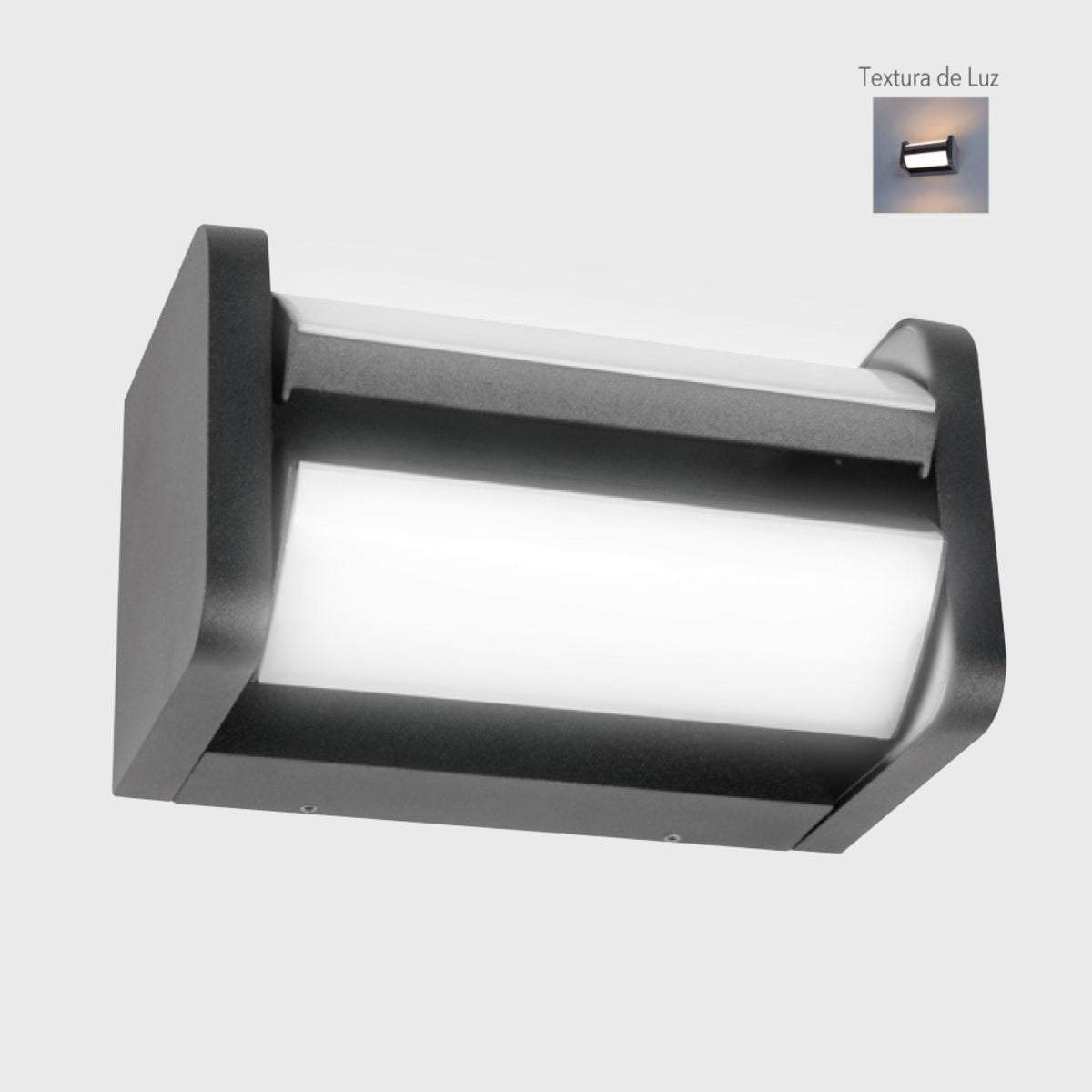 ARBOTANTE DE MURO PARA EXTERIOR LED 12W100-240V4000K 12HLED122MV40N