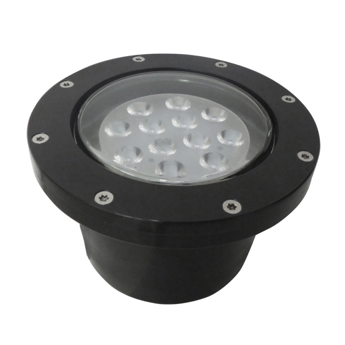 EMPOTRADO DE PISO PARA EXTERIOR EMP LED 12W100-240V3000K900LM 12HLED615MV30N