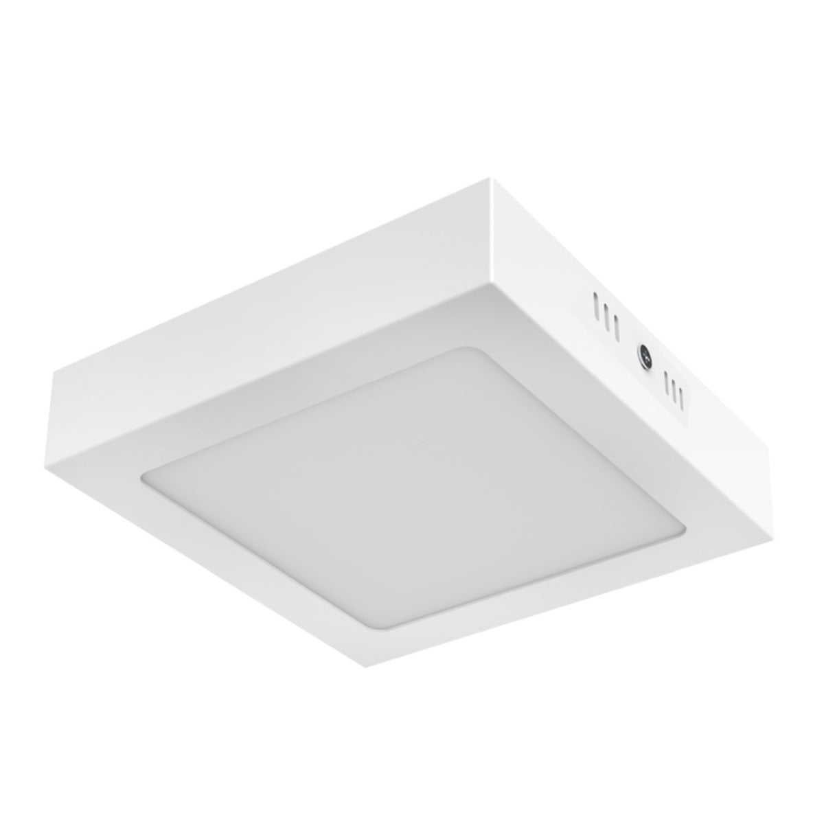 PLAFON LED CUADRADO PARA INTERIORES DE SOBREPONER EN TECHO ALGEDI II BLANCO 12W 100-240V 800LM 65K 12PTLLEDC65MVB