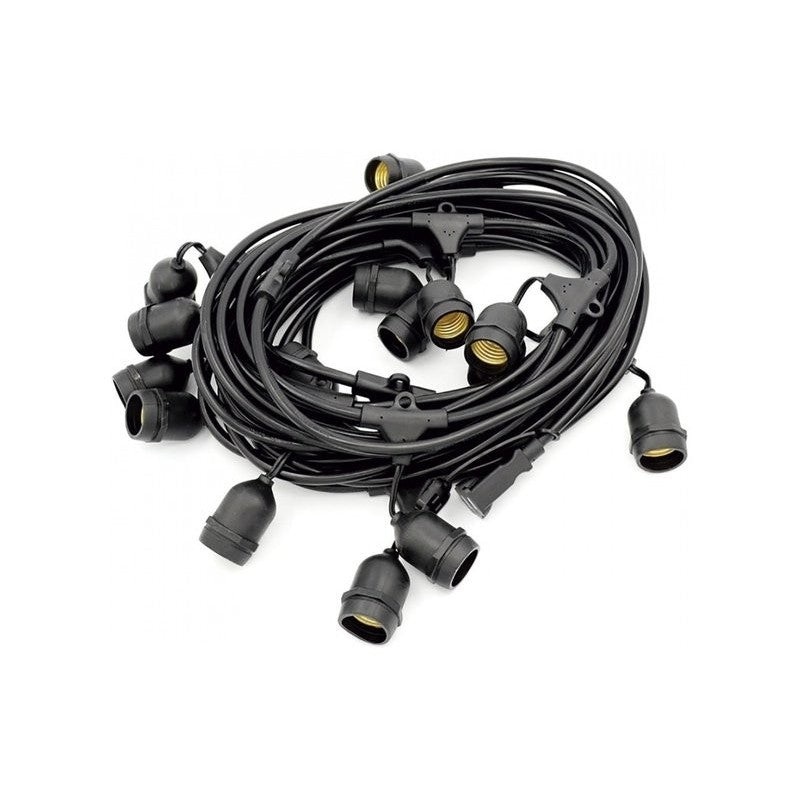 GUIRNALDA SERIE VINTAGE 10MTS CON 10 SOCKETS E26 (NO INCLUYE FOCOS)