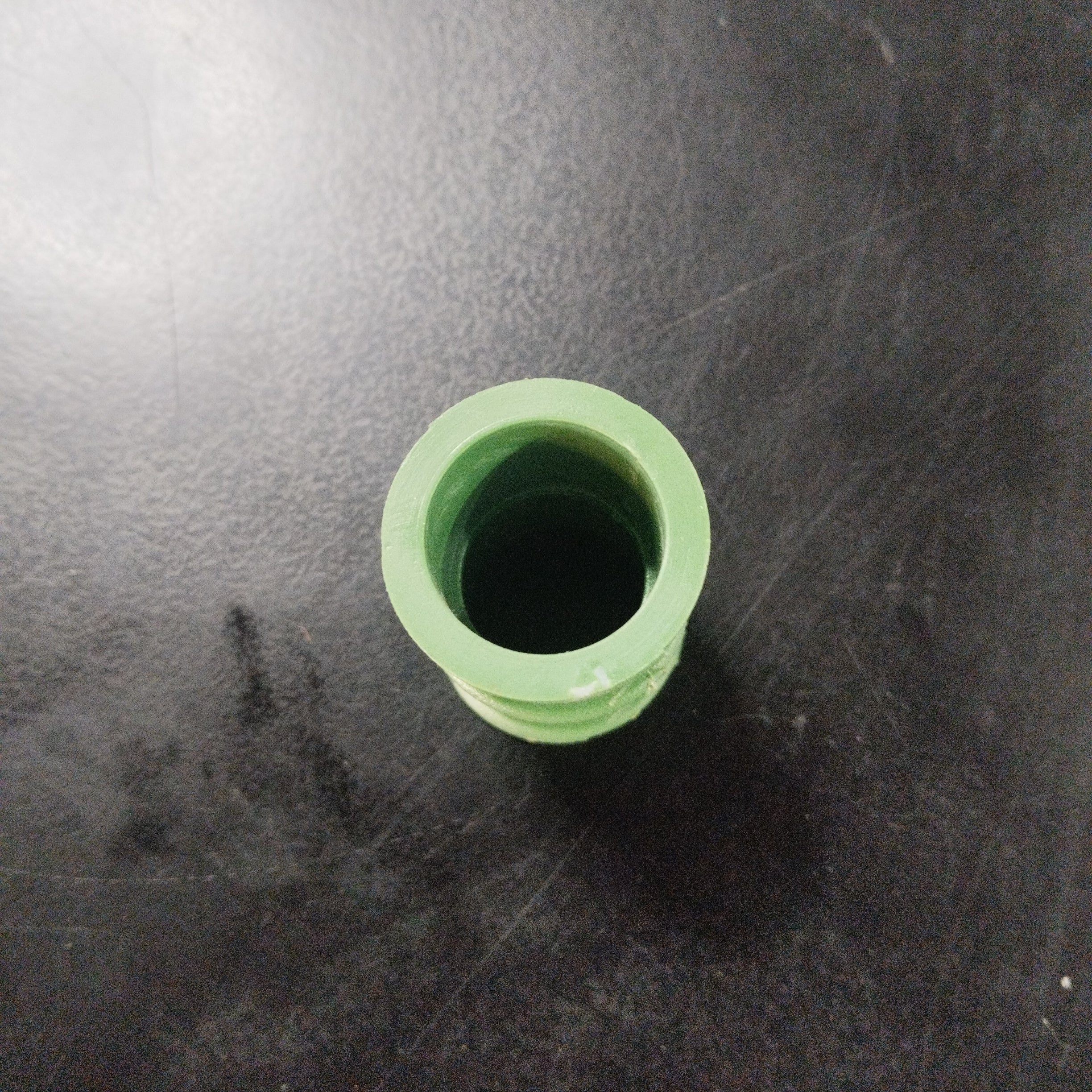 Cople verde PVC conduit 1/2" tipo pesado