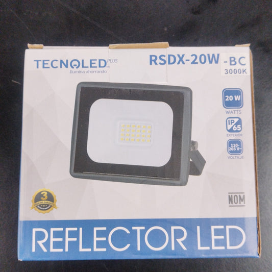 Reflector tipo RSDX 20W 110-265Vca. 50-60Hz. 3500K