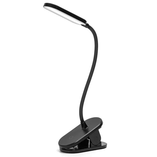 LÁMPARA DE LECTURA ESCRITORIO CLIP 2.5W 40K LUZ NEUTRA ATENUABLE AIGOSTAR 685498