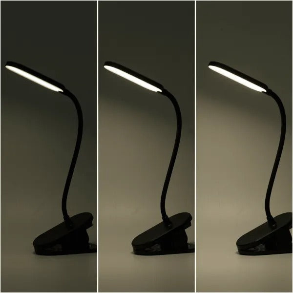 LÁMPARA DE LECTURA ESCRITORIO CLIP 2.5W 40K LUZ NEUTRA ATENUABLE AIGOSTAR 685498