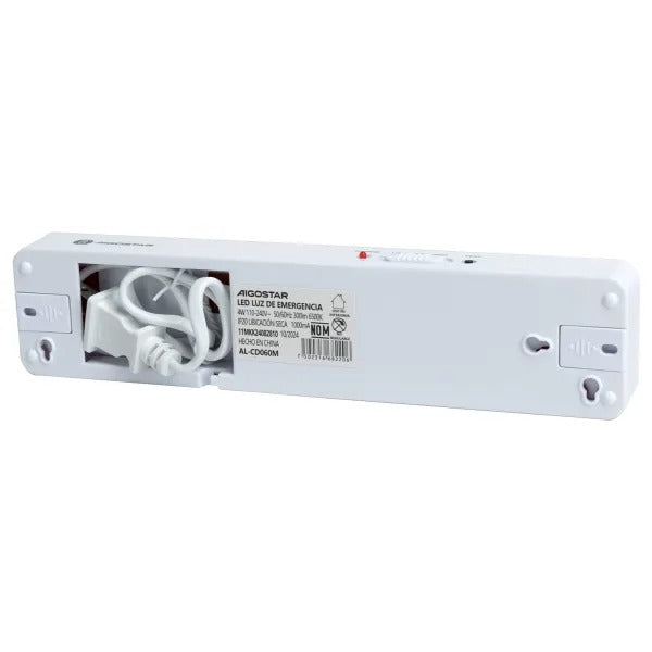 LÁMPARA DE EMERGENCIA CON 60 LEDS  1.2W 2-5 HORAS 65K LUZ FRÍA AIGOSTAR 682206