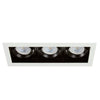 LUMINARIO LED EMPOTRADO PARA INTERIORES BLANCO 21W 100-240V  GX5.3/GU10 X3 180YD4003MVB