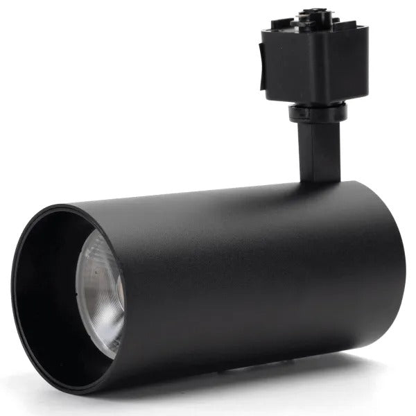 LÁMPARA REFLECTOR RIEL LED NEGRO 30W 24,000LM 40K LUZ NEUTRA AIGOSTAR 061383 PARA RIEL AIGOSTAR