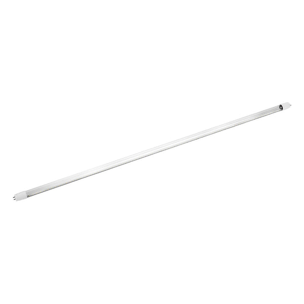 LÁMPARA LED TUBO T8 CRISTAL TRANSPARENTE LUZ NEUTRA 18W 100-277V 1600LM 40K 18T8LED120MV40CT