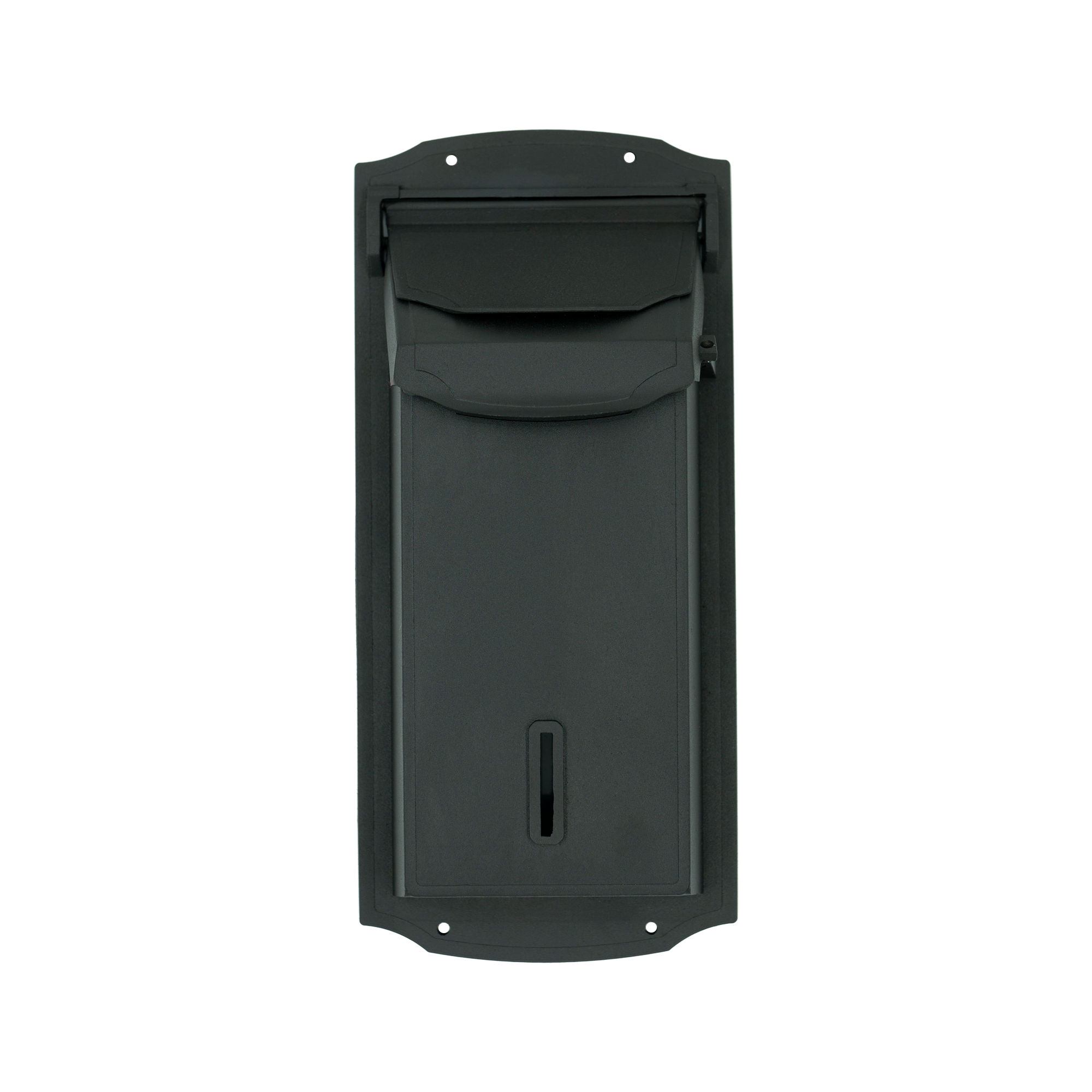 BUZÓN ITALIANO ALUMINIO  NEGRO EXTERIOR