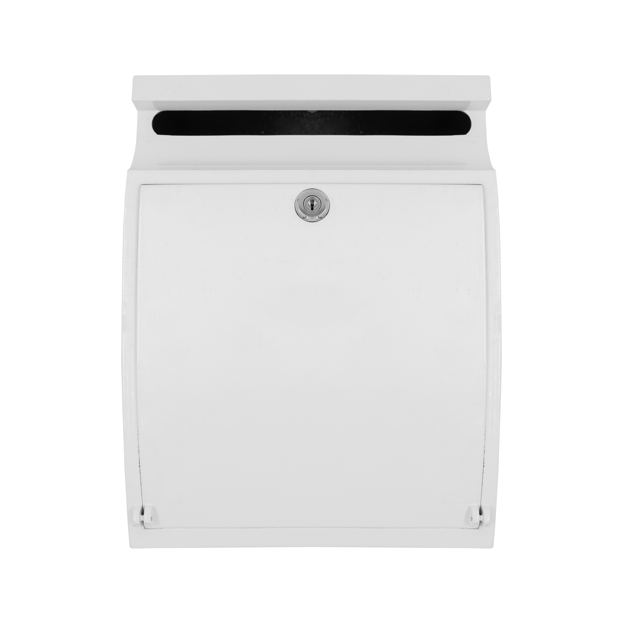 BUZON CONTEMPORáNEO MODELO JAPONES RESIDENCIAL COLOR BLANCO DE ALUMINIO