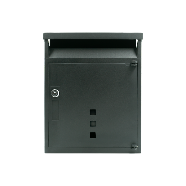 BUZON CONTEMPORáNEO MODELO SWISS RESIDENCIAL COLOR NEGRO