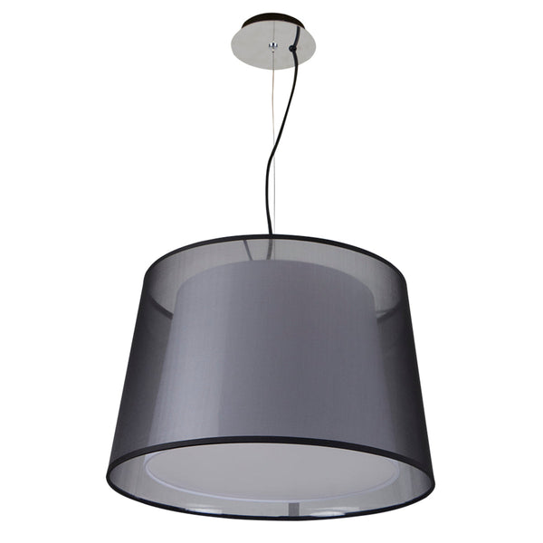 CANDIL DENEB TEXTIL NEGRO SUSPENDIDO S/L 8.5W 100-240V E27 20CTL7283MVN
