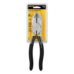 PINZA PESADA ELECTRICA 9" MANGO PVC PRETUL 22612 219-P