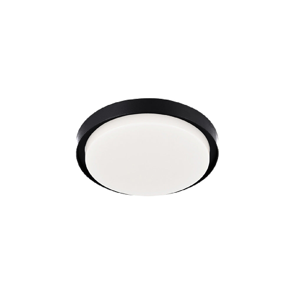 PLAFON LED REDONDO PARA INTERIORES/EXTERIORES DE SOBREPONER EN TECHO NENQUE II NEGRO 24W 127V 1400LM 24PTLLED1132RV30N