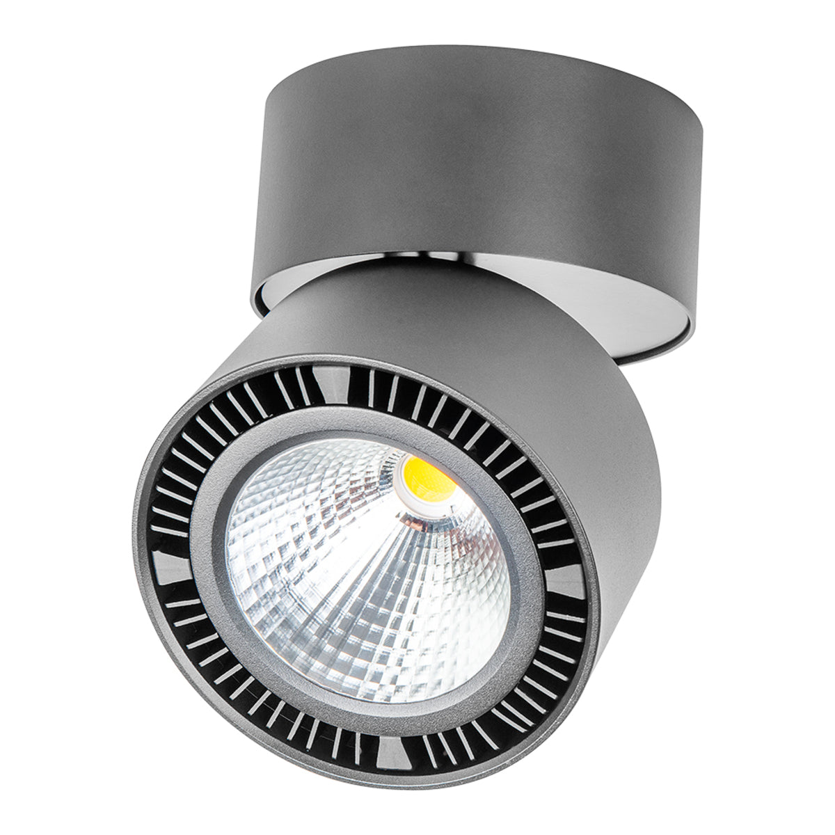 SPOT ACENTO LED DE SOBREPONER PARA INTERIORES DE TECHO GRIS 24W 100-240V 30K 24PTLLED209MV30N