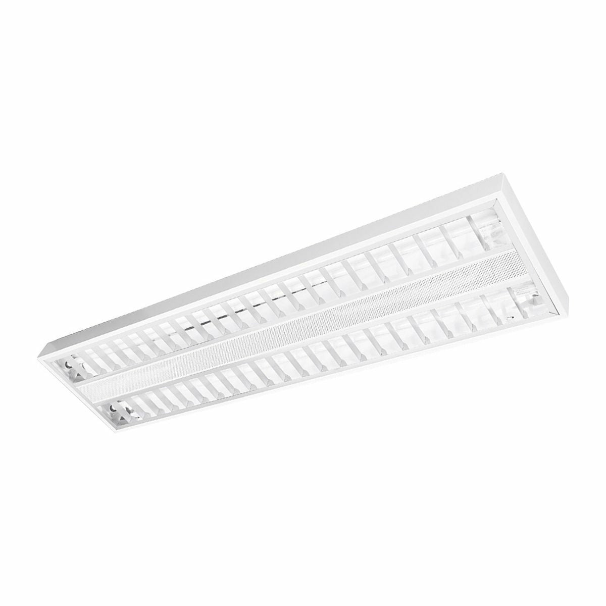 GABINETE LED DE SOBREPONER PARA INTERIORES DE TECHO MONTISI V BLANCO 32W 100-277V 2800LM 65K G5X2 32LTLLED2282V65B 30x120 TECNOLITE