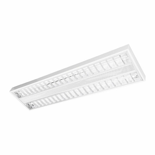 GABINETE LED DE SOBREPONER PARA INTERIORES DE TECHO MONTISI V BLANCO 32W 100-277V 2800LM 65K G5X2 32LTLLED2282V65B 30x120 TECNOLITE