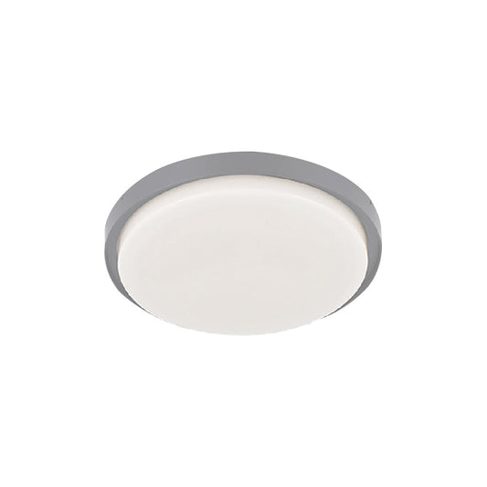 PLAFONES LED REDONDO PARA INTERIORES/EXTERIORES DE SOBREPONER EN TECHO NENQUE III GRIS 35W 127V 2200LM 30K  35PTLLED1133RV30G