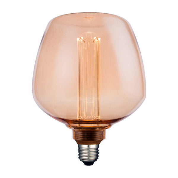 FOCO LED VINTAGE ATENUABLE ÁMBAR 3.5W 127V 120LM 20K E27 3DS123LEDFC20VA