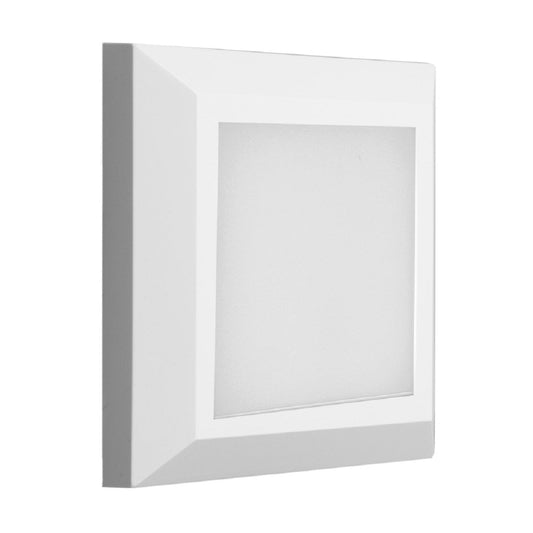 LÁMPARA LED MURO DE CORTESÍA PARA EXTERIOR DE SOBREPONER BLANCO ANSHAN III 2.5W 100-127V 200LM 40K 3HLED802VB