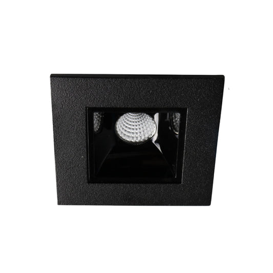 LUMINARIO EMPOTRADO LED SMART PARA INTERIORES DE TECHO NEGRO LUCIDA I 3W 100-240V 115LM 30K 3YDLED3161MVNTCW