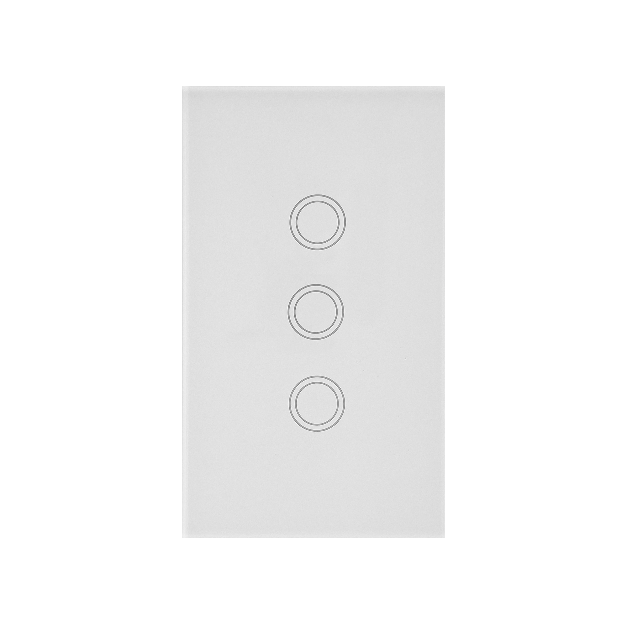 APAGADOR TRIPLE SMART INTELIGENTE WIFI ALEXA APP SMART HOME TUYA REQUIERE CABLE NEUTRO