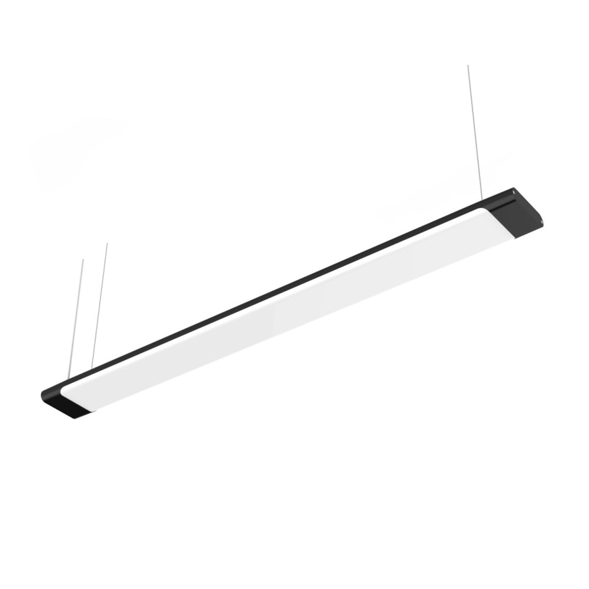 GABINETE LED COLGANTE SUSPENDIDO PARA OFICINA NEGRO 40W 100-240V 40K 3200LM 40DLFCLED1002V40N