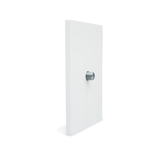 PLACA CONTACTO TV COAXIAL BLANCO LUXURY ARTLITE APL-710