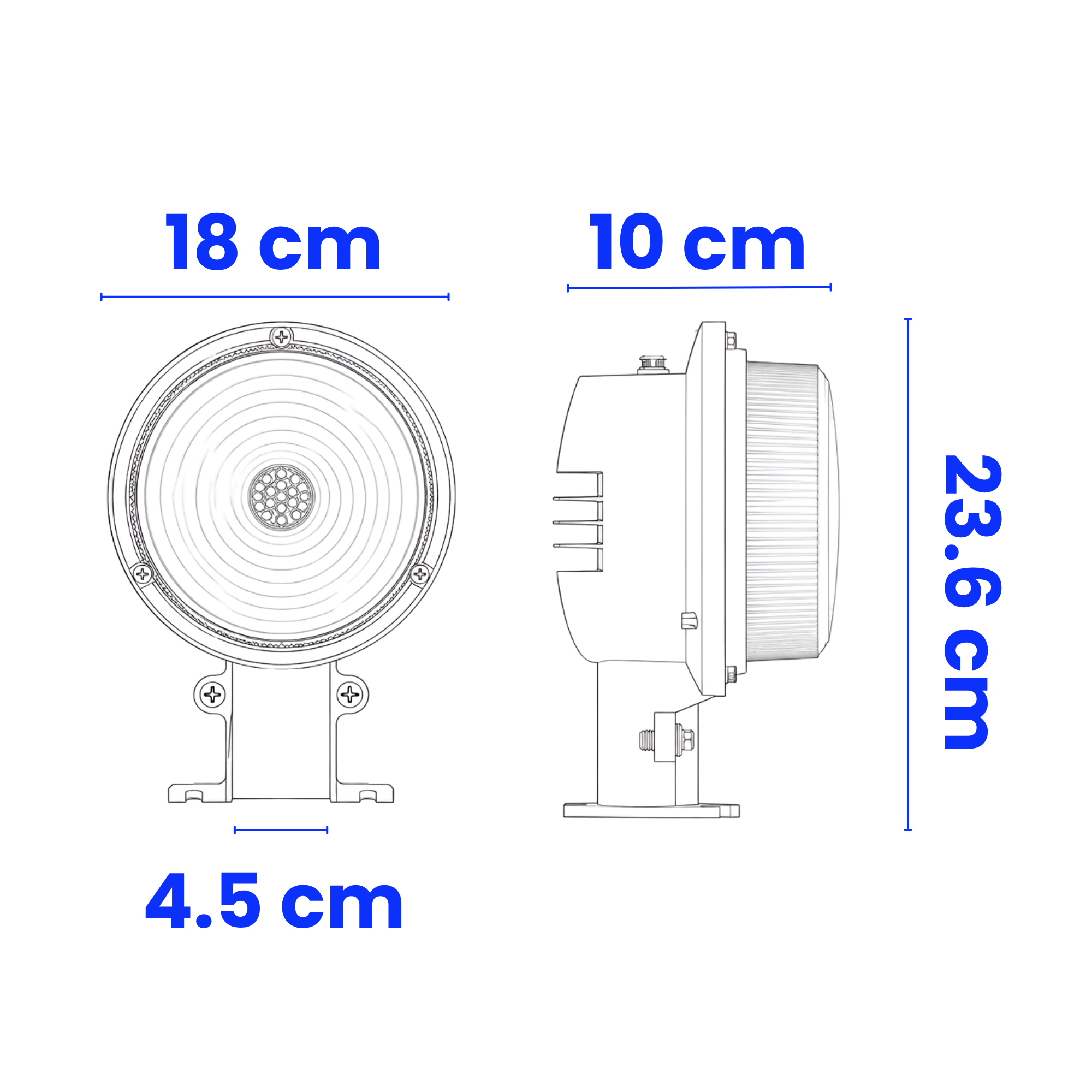 SUBURBANA STREETLIGHT LED CON FOTOCELDA EXTERIOR 40W 4,800LM 50K LUZ FRÍA TISHMAN TLSUB40