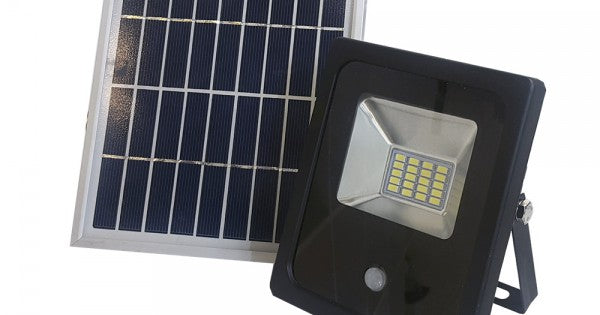 REFLECTOR SOLAR LED CON PANEL INDEPENDIENTE 10W 9VCD 700LM 65K