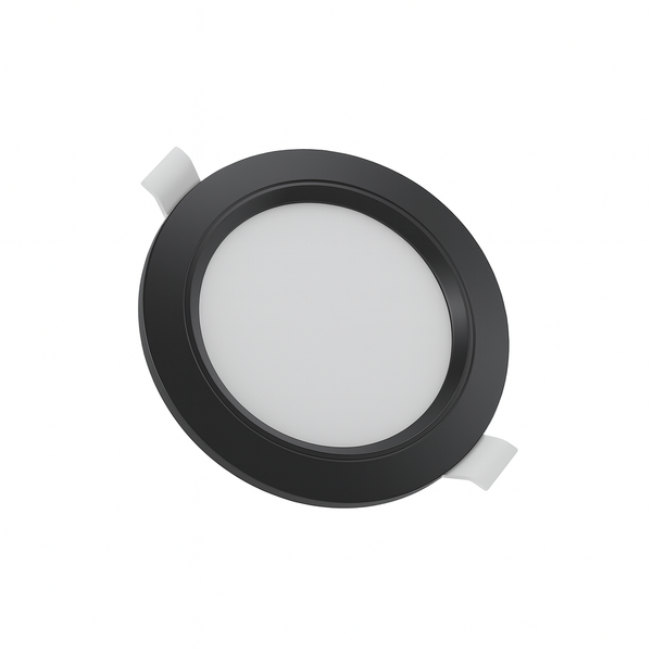 PANEL SLIM EMPOTRABLE LED CARCAZA NEGRO 22CM 18W 3000K LUZ CÁLIDA PHILCO 57372 BLANCO CALIDO PHILCO
