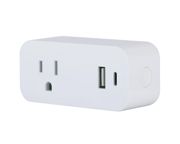 CONTACTO SMART INTELIGENTE USB + USB C 125V AVIA IGOTO SH3003