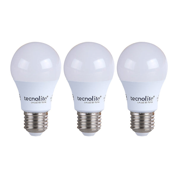 LAMPARA LED A19 5W  127V 6500K LUZ FRIA  E27 450LM3PK 5A19LED65V200-3