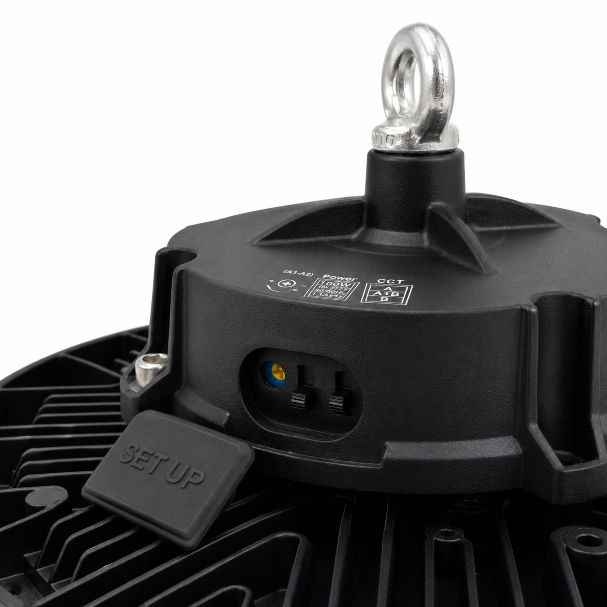 CAMPANA INDUSTRIAL UFO LED ATENUABLE 90-150W CCT MULTI TEMPERATURA BOOMER HB01019C