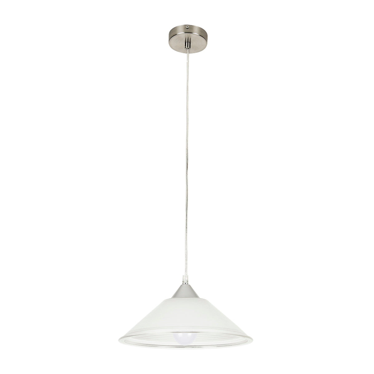 CANDIL BAMIRA CRISTAL OPALINO SUSPENDIDO 8.5W 100-240V E27 60CTL0006MVOP
