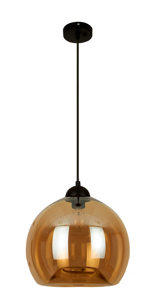 CANDIL ATENEA CRISTAL ÁMBAR  SUSPENDIDO 8.5W 100-240V E27 60CTL8172MVCA