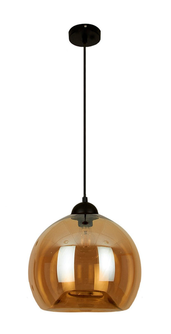 CANDIL ATENEA CRISTAL ÁMBAR  SUSPENDIDO 8.5W 100-240V E27 60CTL8172MVCA