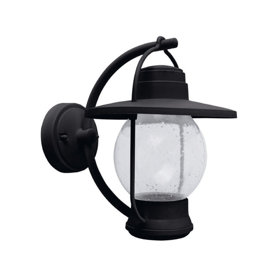 ARBOTANTE PARA EXTERIOR DECORATIVO DE MURO NEGRO AQUARIUS 8.5W 100-240V E27 60FTL8203MVN