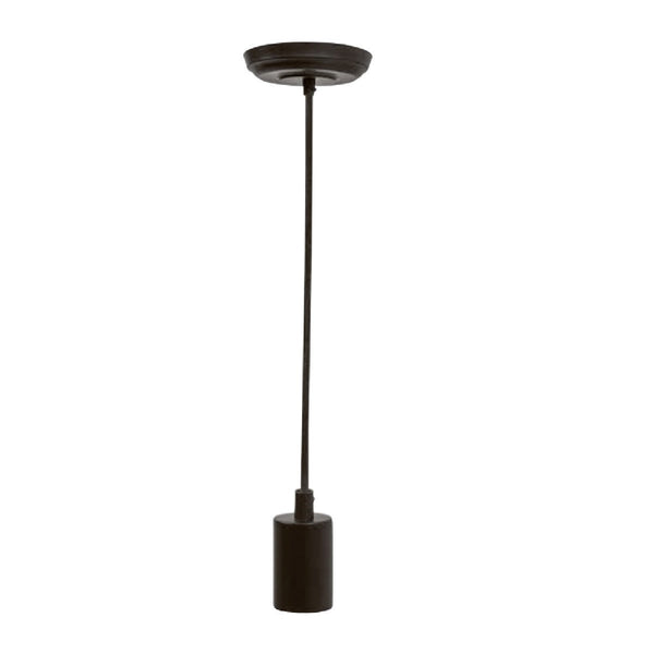 SOCKET NEGRO MATE CON CÁNOPE 8.5W 100-240V 1.5M E27 60SOCK044MVE27N